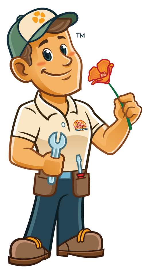 Mr. Poppy mascot